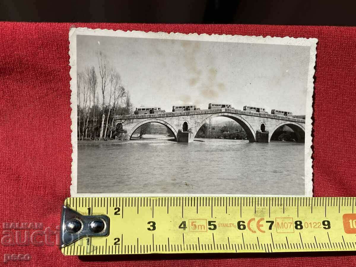 Buses "Prague" Sofia Rehearsals 1935 Kadin Bridge Tests - 5 Buses "Prague" Sofia Rehearsals 1935 Kadin Bridge Tests - 5