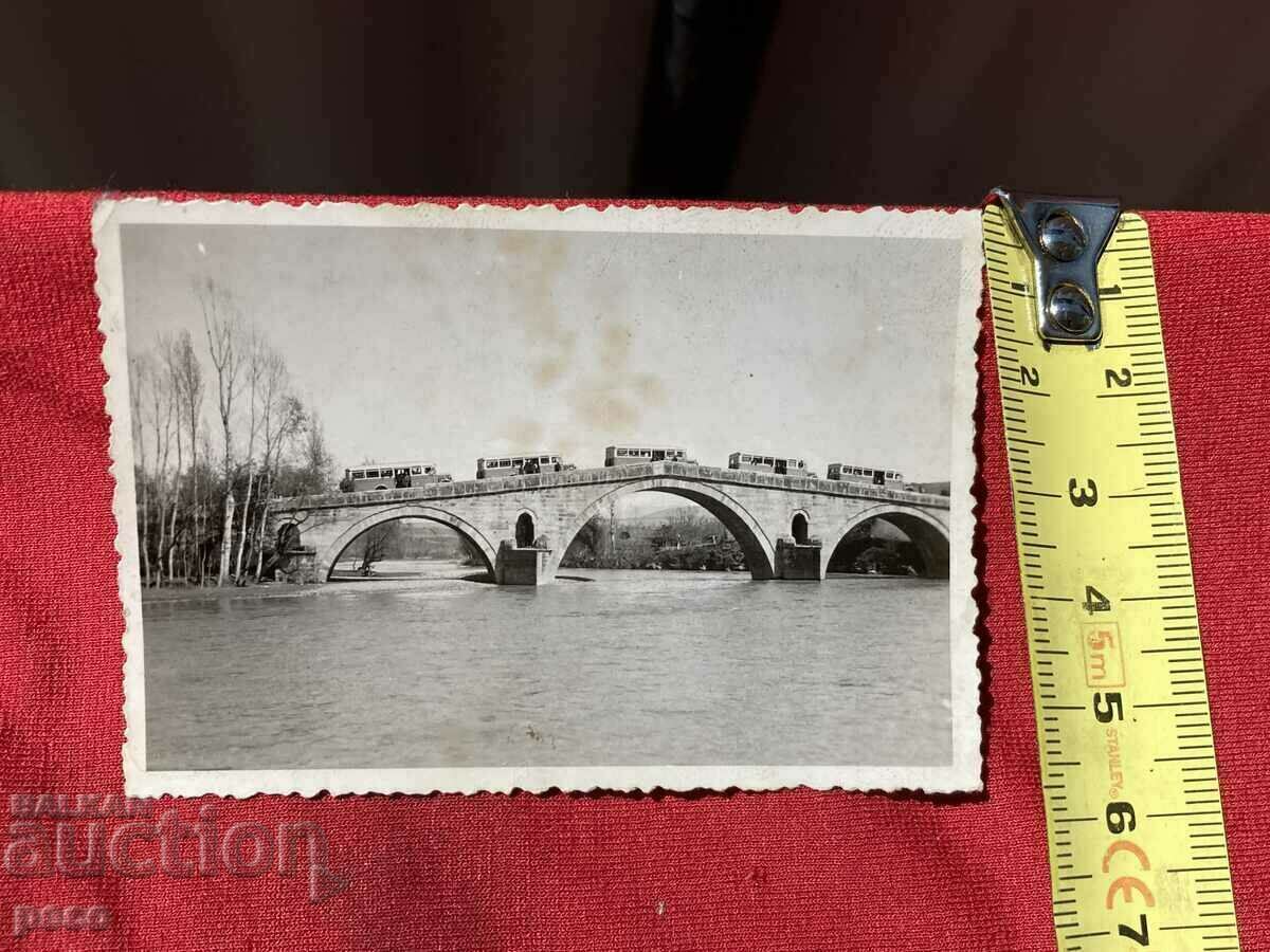 Buses "Prague" Sofia Rehearsals 1935 Kadin Bridge Tests - 6 Buses "Prague" Sofia Rehearsals 1935 Kadin Bridge Tests - 6