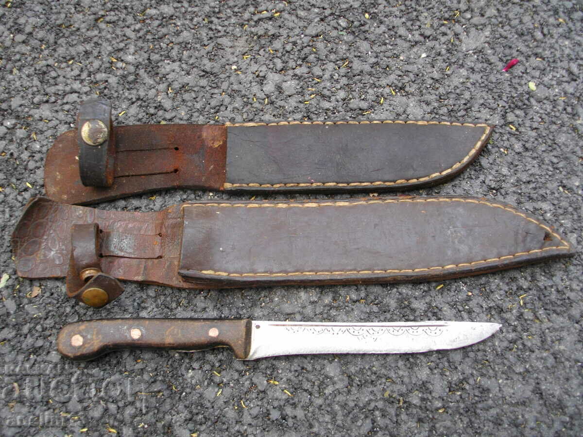 OLD KNIFE AND TWO CANS OLD KNIFE AND TWO CANS