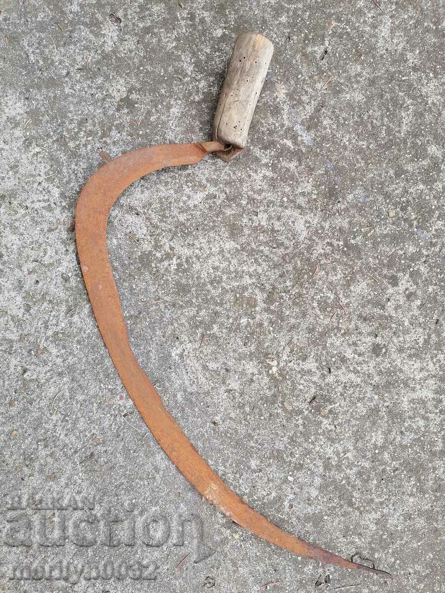 Old sickle, blade, wrought iron - 6 Old sickle, blade, wrought iron - 6