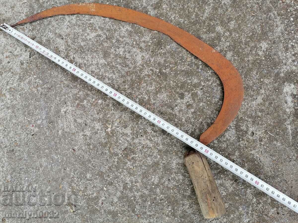 Old sickle, blade, wrought iron - 7 Old sickle, blade, wrought iron - 7