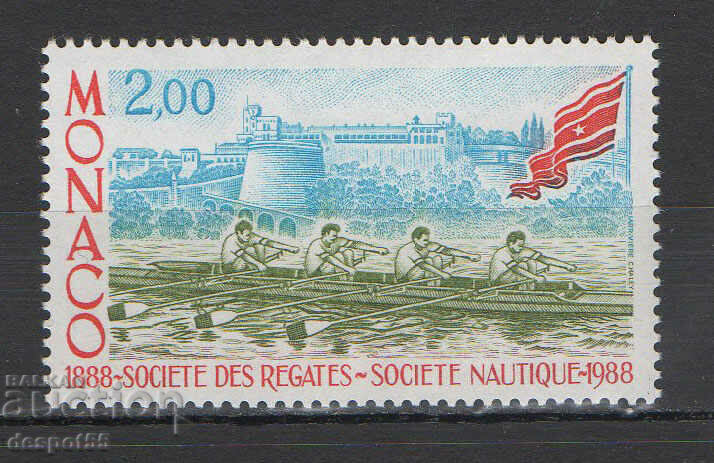 1988. Монако. 100-годишнина на Морското дружество на Монако.