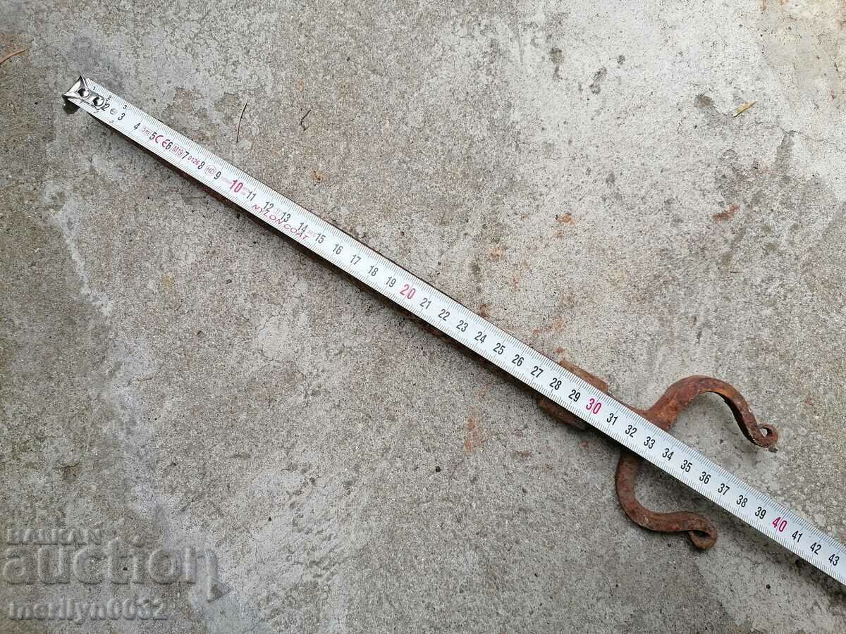 Hand-forged wedge from ox yoke, wrought iron, ok - 7 Hand-forged wedge from ox yoke, wrought iron, ok - 7