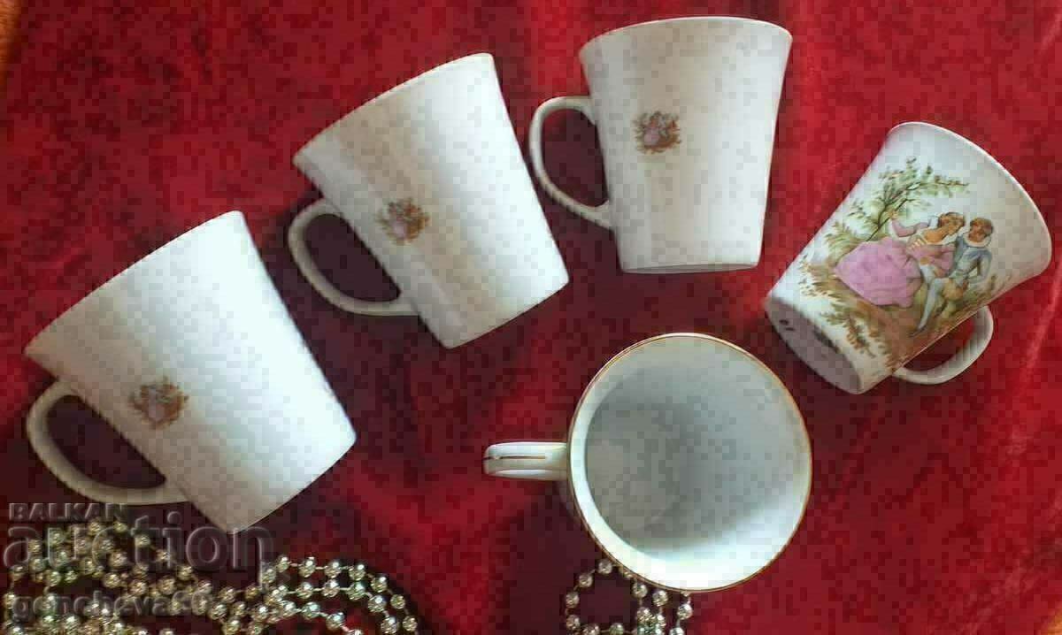 Delivery of Beautiful Retro Porcelain Cups, "Romeo and Juliet"