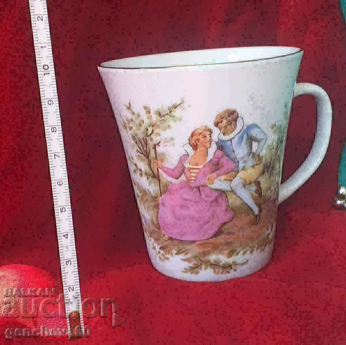 Beautiful Retro Porcelain Cups, "Romeo and Juliet" - 7