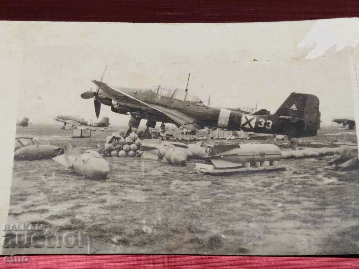 1944.VSV, VVS, ROYAL PHOTO-PLANE-UNKERS Yu-87 Pike, BOZHURISHTE