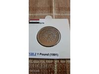 33. SYRIA-1 pound 1991.