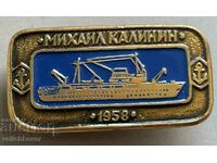 32534 URSS semnează nava comercială Mikhail Kalinin