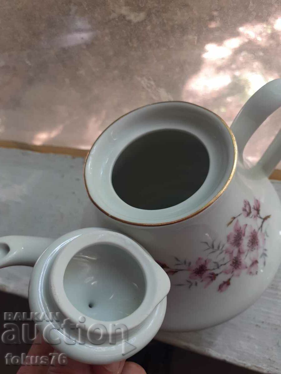 Livrarea Cană ceainic din porțelan bulgar în stare excelentă