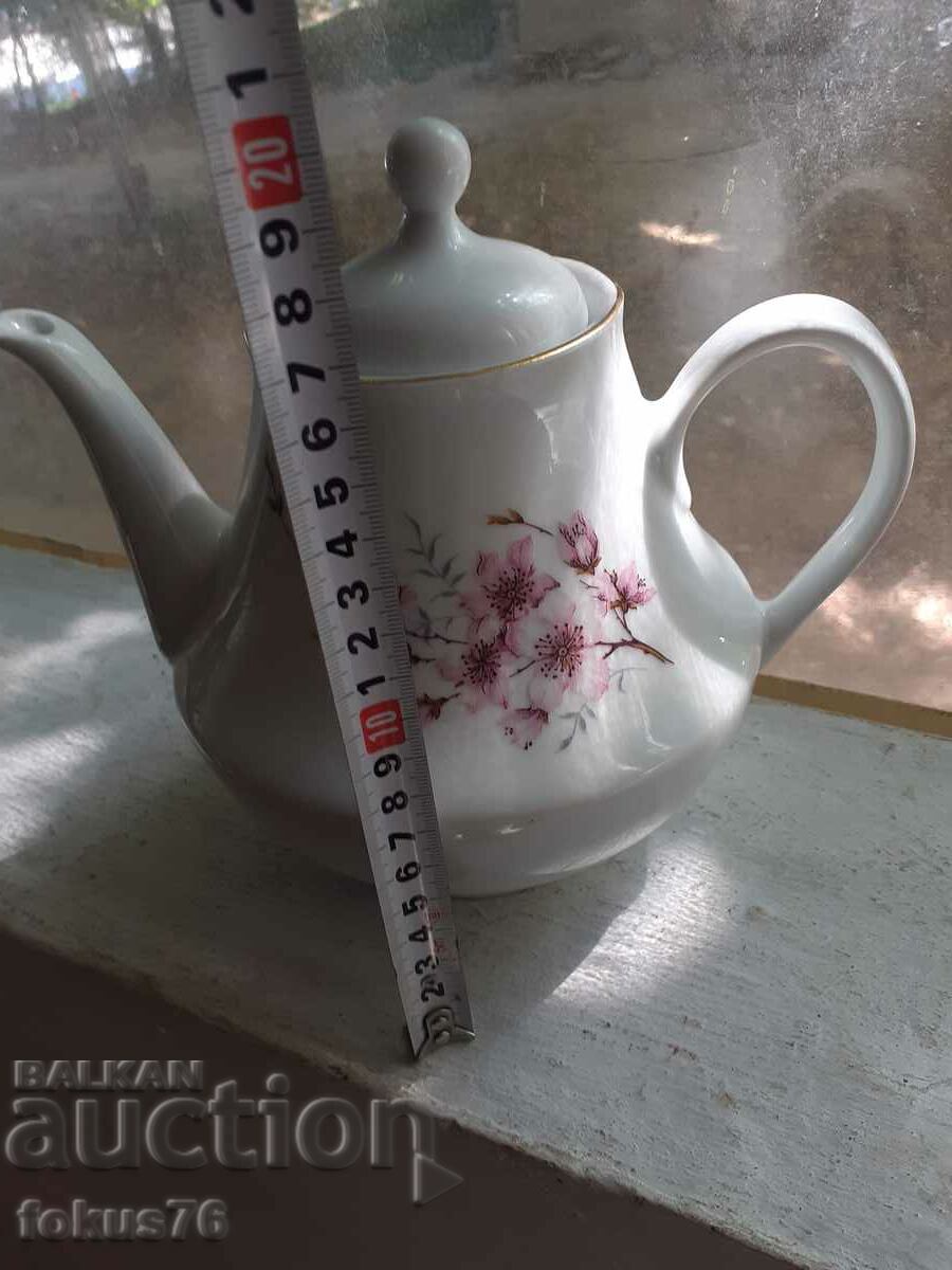 Cană ceainic din porțelan bulgar în stare excelentă - 6