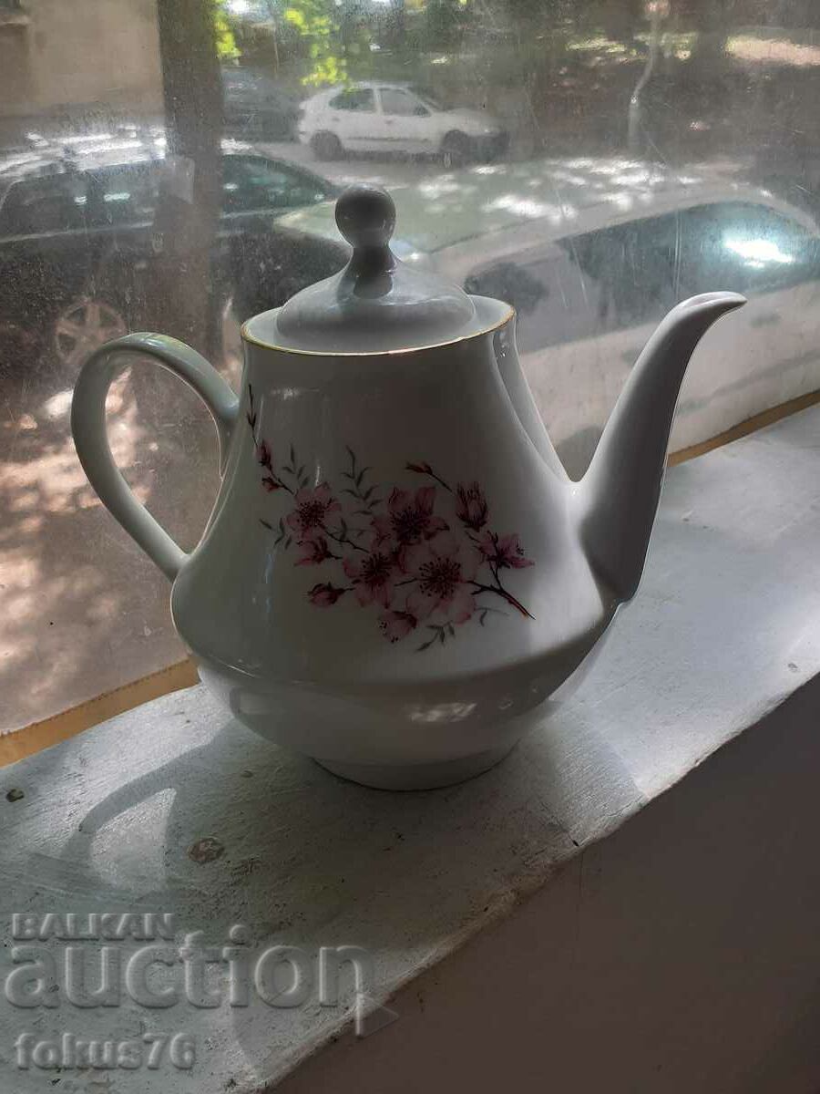 Cană ceainic din porțelan bulgar în stare excelentă - 7