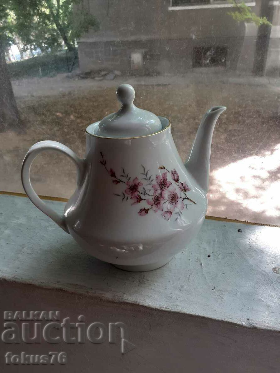 Bulgarian porcelain Teapot jug excellent condition