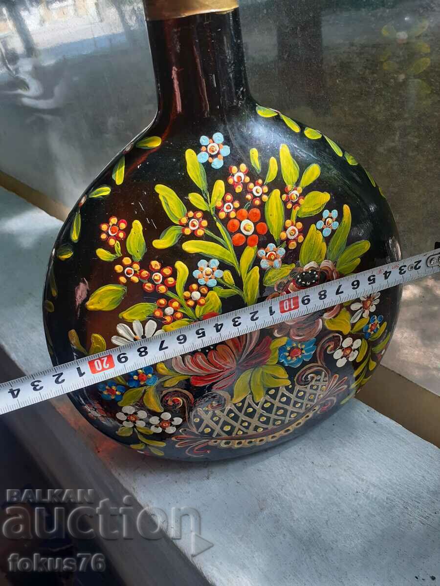 Hand-painted goyama glass bottle cup spider - 6 Hand-painted goyama glass bottle cup spider - 6