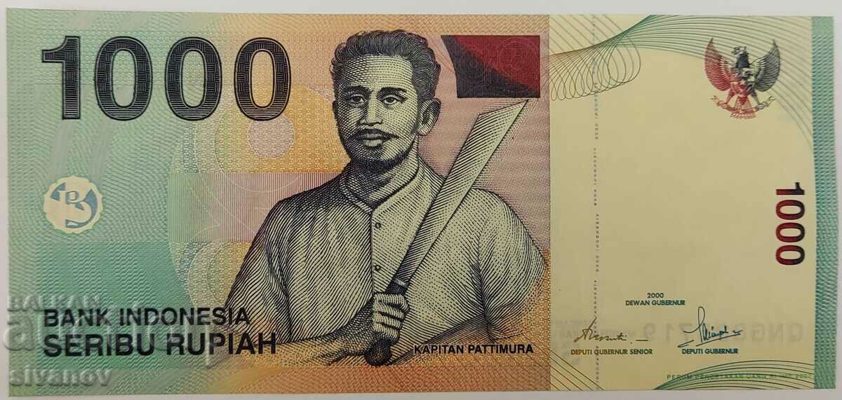 Indonezia 1000 de rupii 2007 UNC # 3942