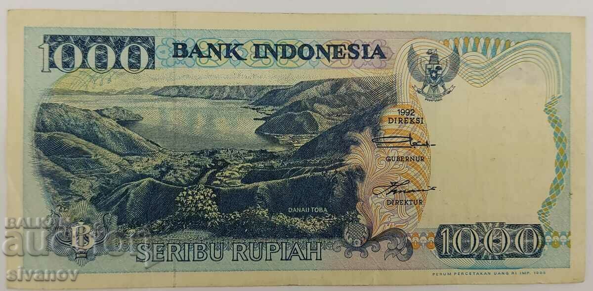Indonesia 1000 rupees 1995 VF # 3943