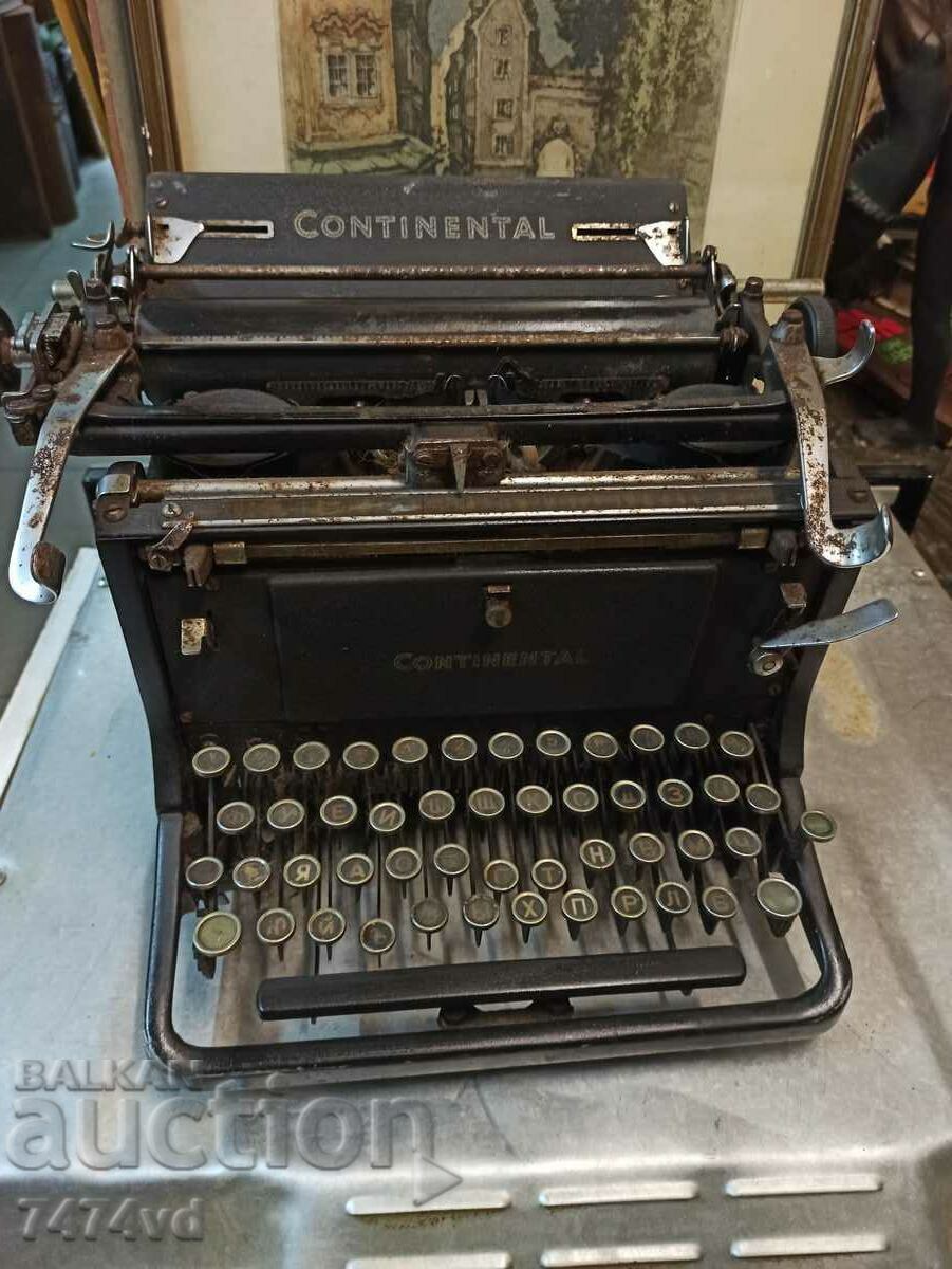 СТАРА ПИШЕЩА МАШИНА CONTINENTAL