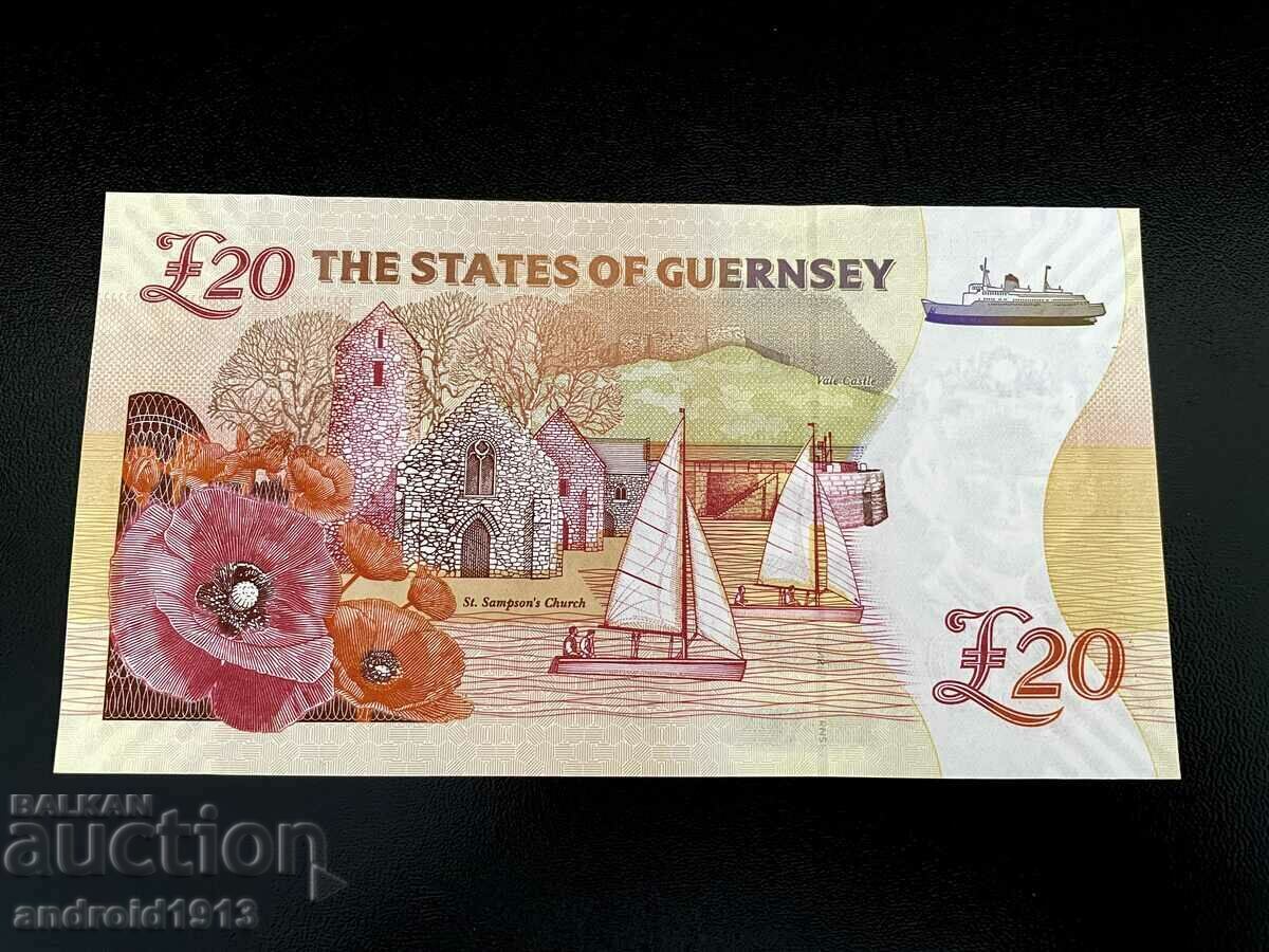 GUARNS - 20 PUNDS 2018, R-63, UNC, JUBILEE + μπόνους με τιμή € 74.98 | 146.65 BGN GUARNS - 20 PUNDS 2018, R-63, UNC, JUBILEE + μπόνους με τιμή € 74.98 | 146.65 BGN