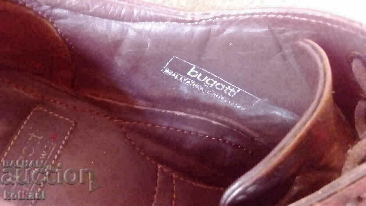 Men's leather shoes 43 number bugatti - 5