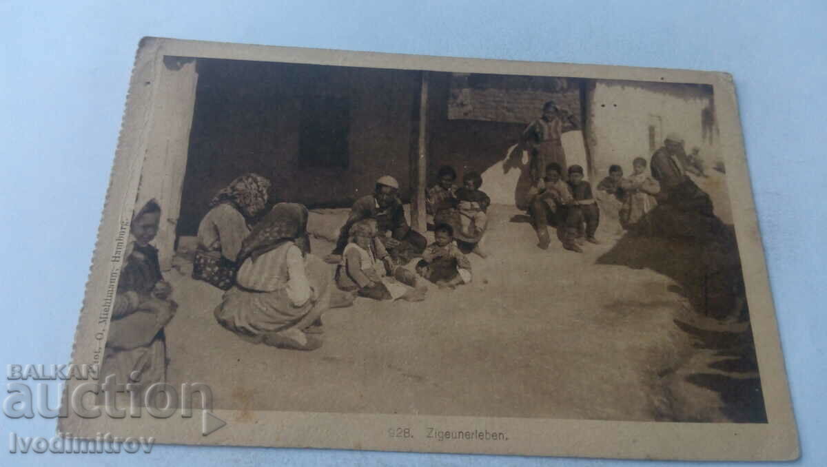 Postcard Zigeunerleben