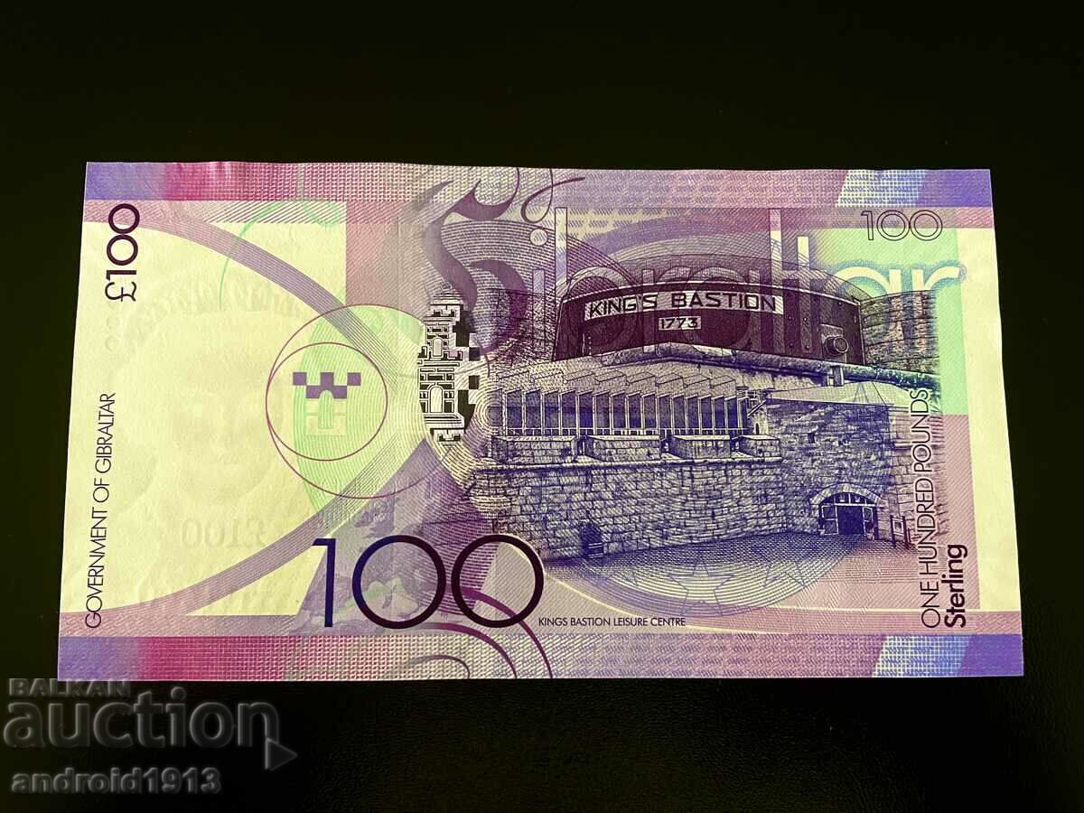 GIBRALTAR - 100 Pounds 2011, R-39, UNC with price 399.98 BGN | € 204.51 GIBRALTAR - 100 Pounds 2011, R-39, UNC with price 399.98 BGN | € 204.51