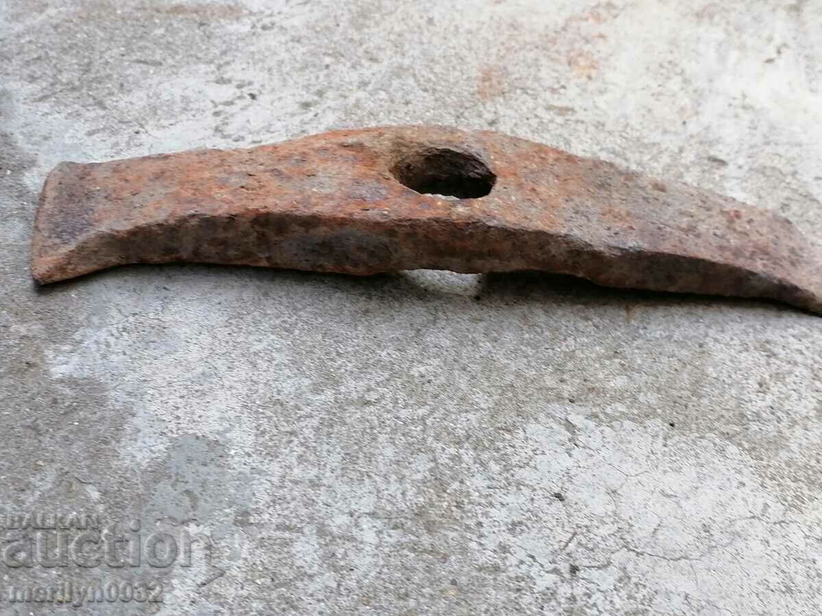 Delivery of Very old stonemason's hammer, tool, pickaxe Delivery of Very old stonemason's hammer, tool, pickaxe