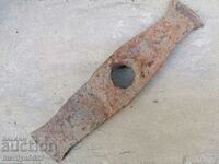 Very old stonemason's hammer, tool, pickaxe