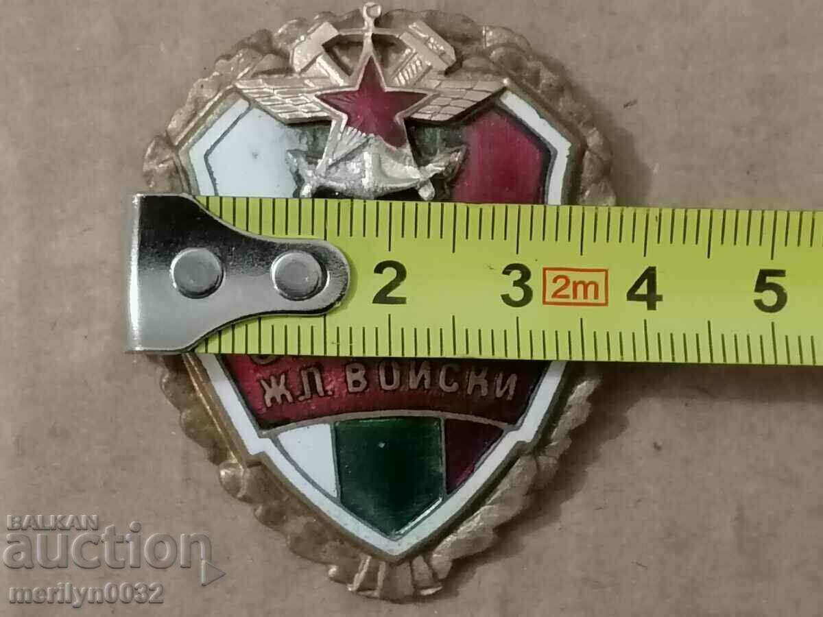 Delivery of Badge Excellent Railway Troops of the People's Republic of Bulgaria Delivery of Badge Excellent Railway Troops of the People's Republic of Bulgaria