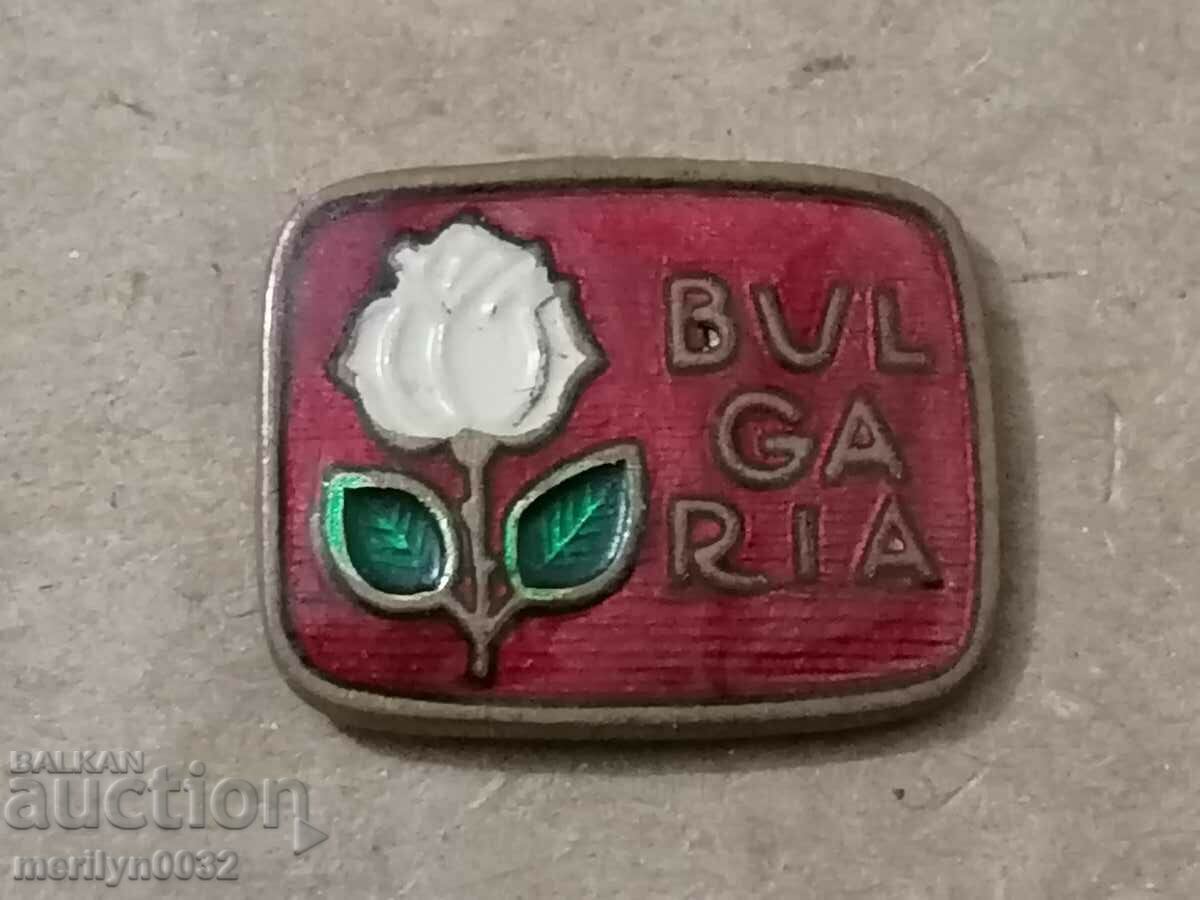 Breastplate Bulgarian rose People's Republic of Bulgaria medal badge - 5 Breastplate Bulgarian rose People's Republic of Bulgaria medal badge - 5
