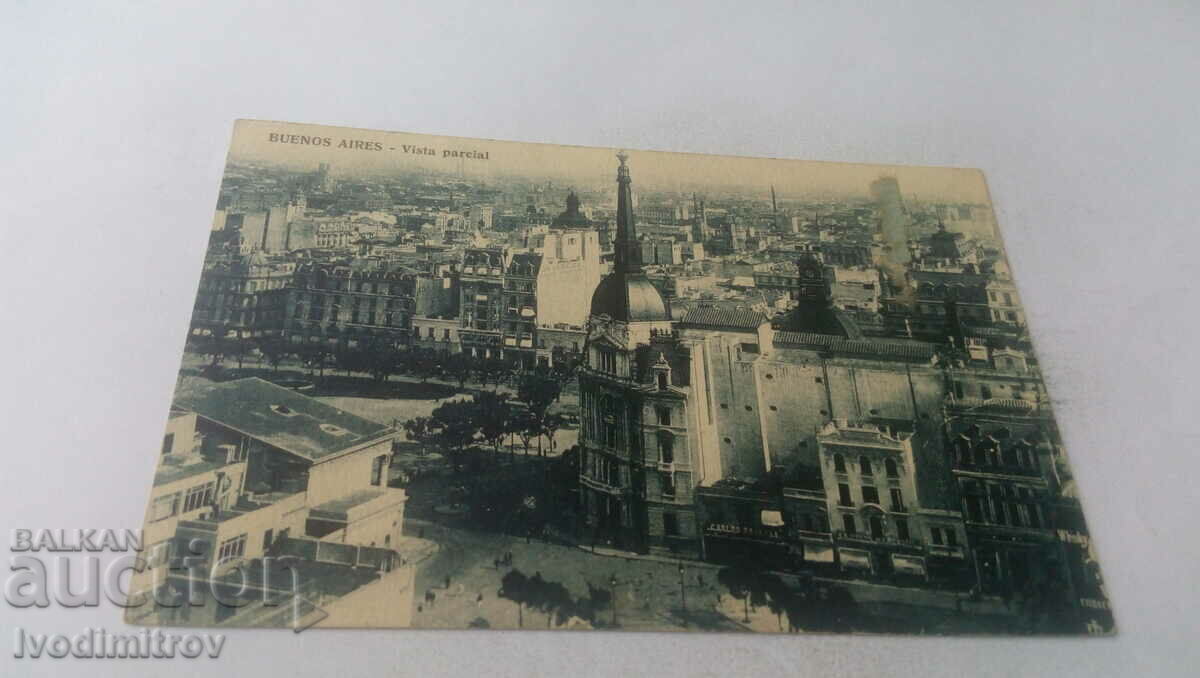 Пощенска картичка Buenos Aires Vista Parcial 1930
