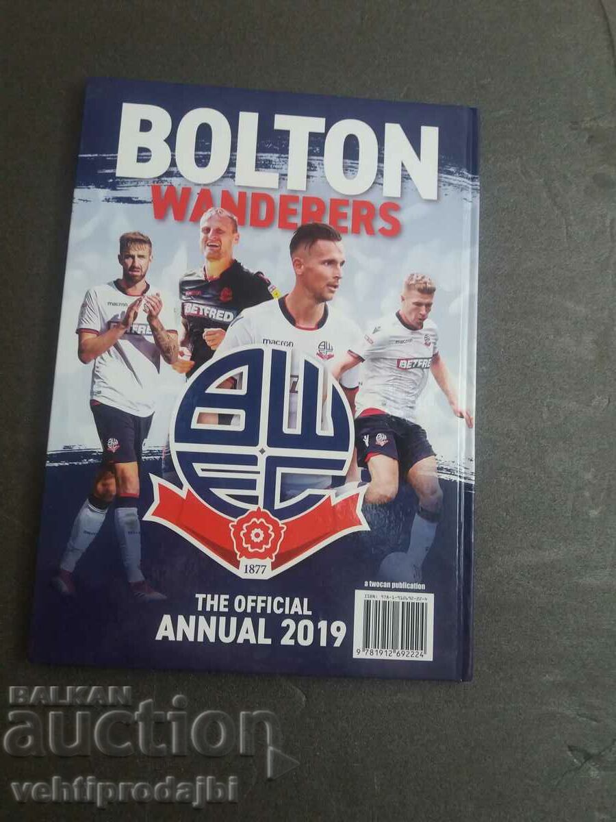 Hardcover Football Book - Bolton 2019 with price 9.99 BGN | € 5.11