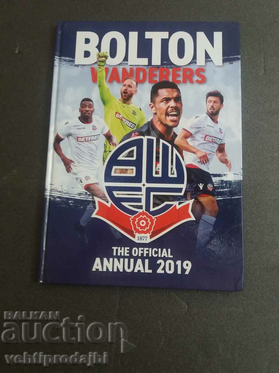 Книга футбол с твърди корици  -  Болтън  2019 г