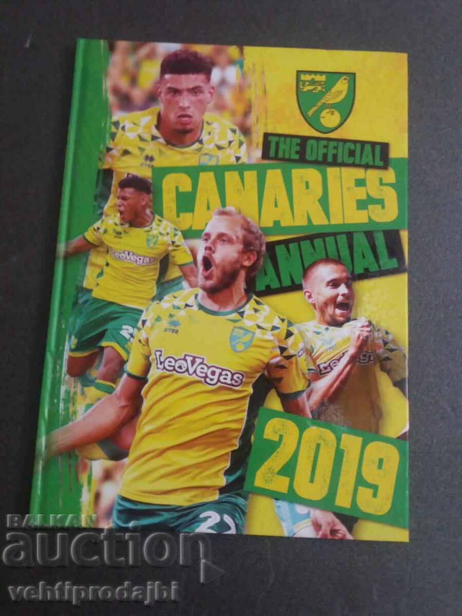 Carte de fotbal cu copertă cartonată - Norwich 2019