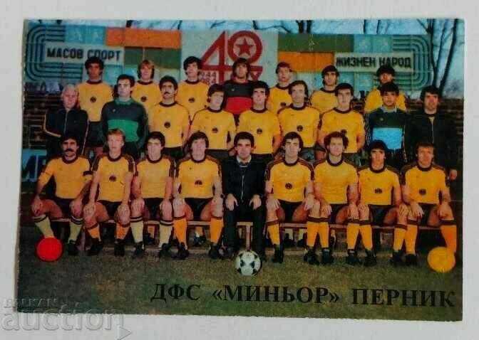 1985 SOC FOOTBALL CALENDAR DFS MINOR PERNIK