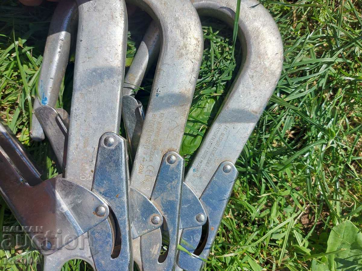 Auction HOOKS - CARABINES - SAFETY Auction HOOKS - CARABINES - SAFETY