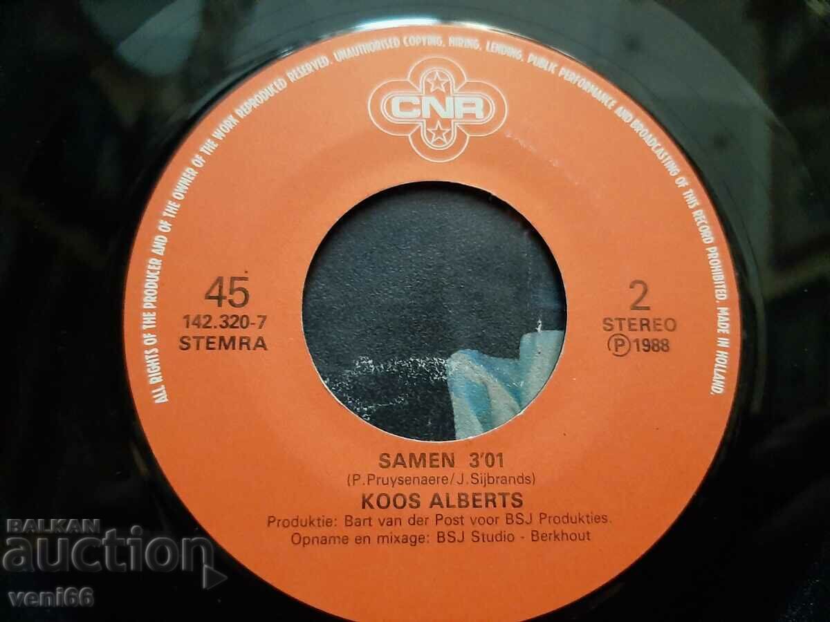 Auction  Gramophone record - small format Koos Alberts