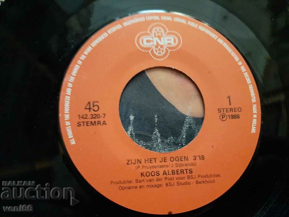 Delivery of Gramophone record - small format Koos Alberts