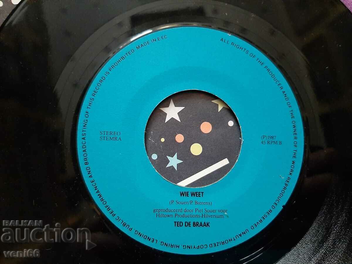 Auction  Gramophone record - small format Ted de Braak