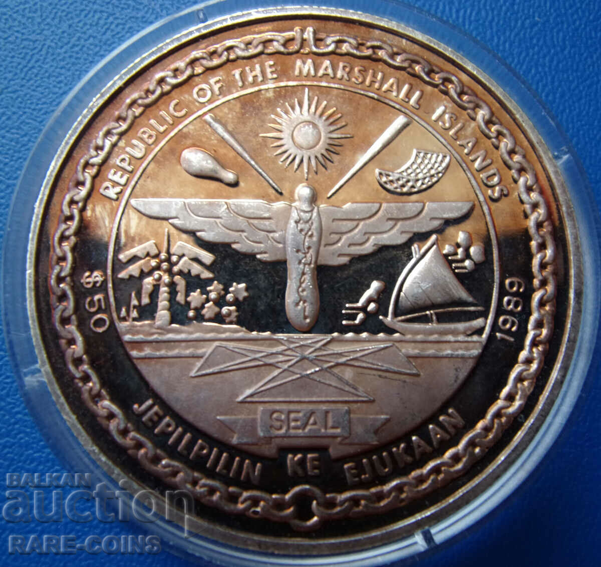 Νήσοι Μάρσαλ $ 50 1983 UNC ΑΠΟΔΕΙΞΗ Σπάνιο με τιμή € 63.91 | 125.00 BGN