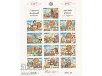 1996 Monaco. 700 g. din dinastia Grimaldi - Seniorii. Bloc