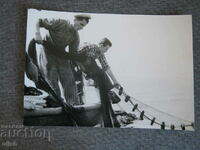 Φωτογραφία καλλιτεχνικής φωτογραφίας ψαράδων του 1940 Pomorie