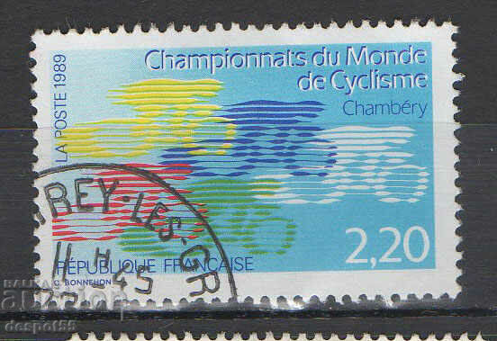 1989. Franţa. Peninsula internațională de ciclism - Chambery.