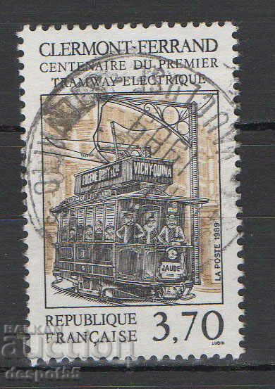 1989. France. 100 years on the Clermont-Ferrand electric tram