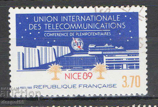 1989. Франция. Международен съюз по далекосъобщения - Ница.