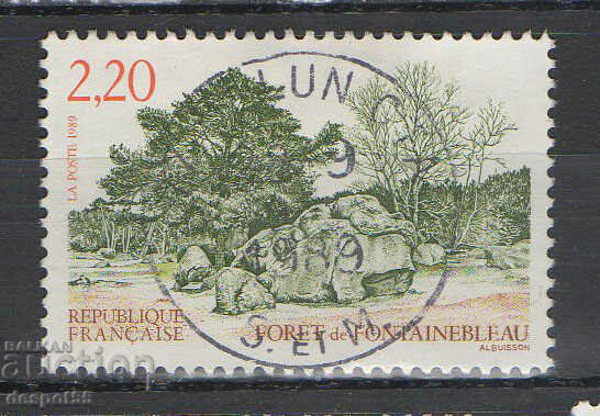 1989. Franța. Pădurea Fontainebleau.