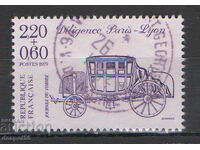 1989. France. Stagecoach Paris-Lyon.