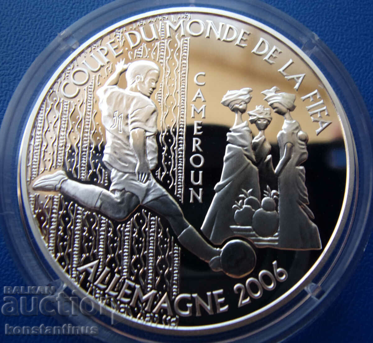 Congo-Gabon-Cad-Camerun 1000 Franci 2004 UNC PROOF Rar cu preț € 76.69 | 149.99 BGN