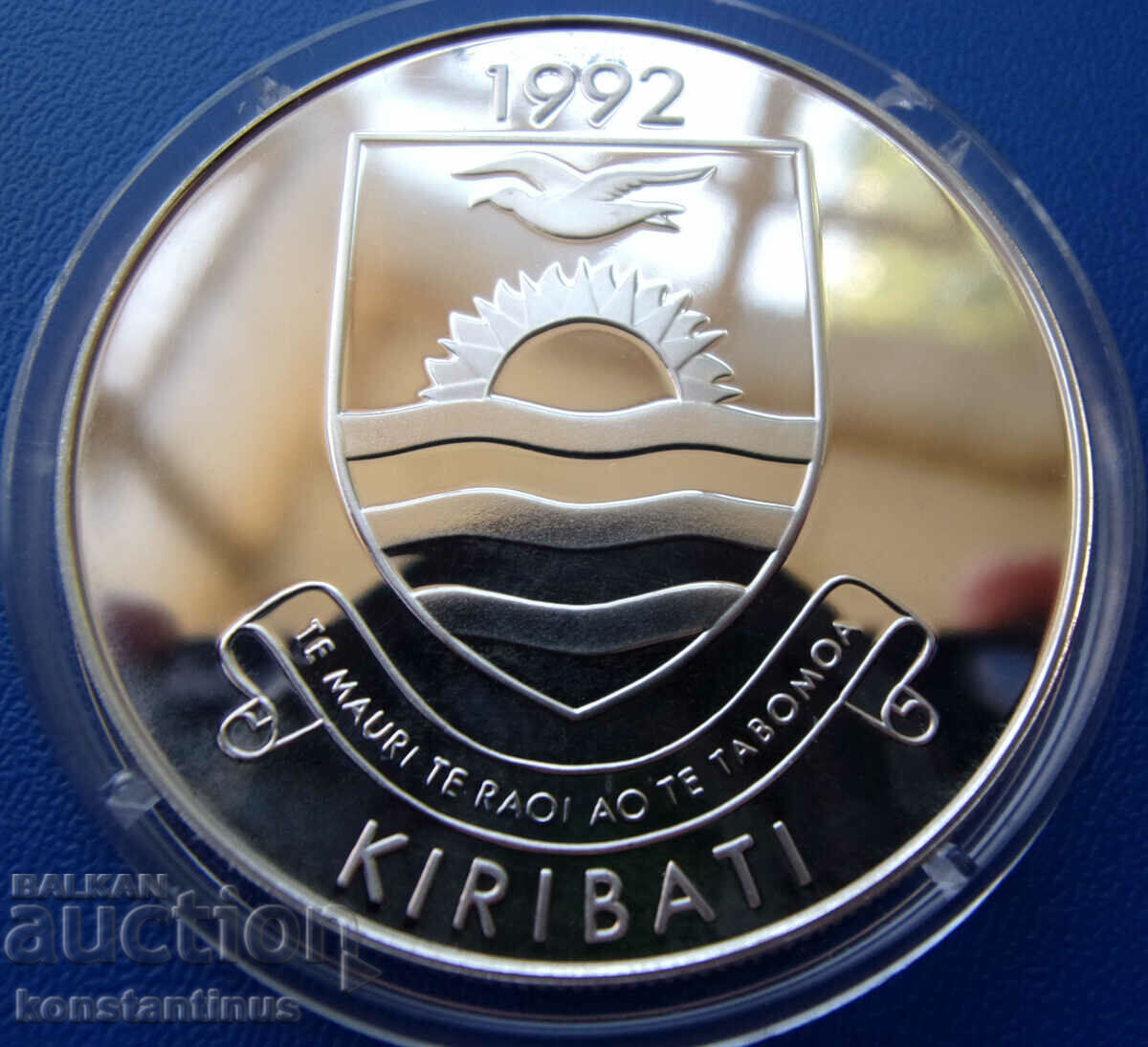 Kiribati Olympic 20 USD 1992 UNC PROOF Rar cu preț € 61.36 | 120.01 BGN