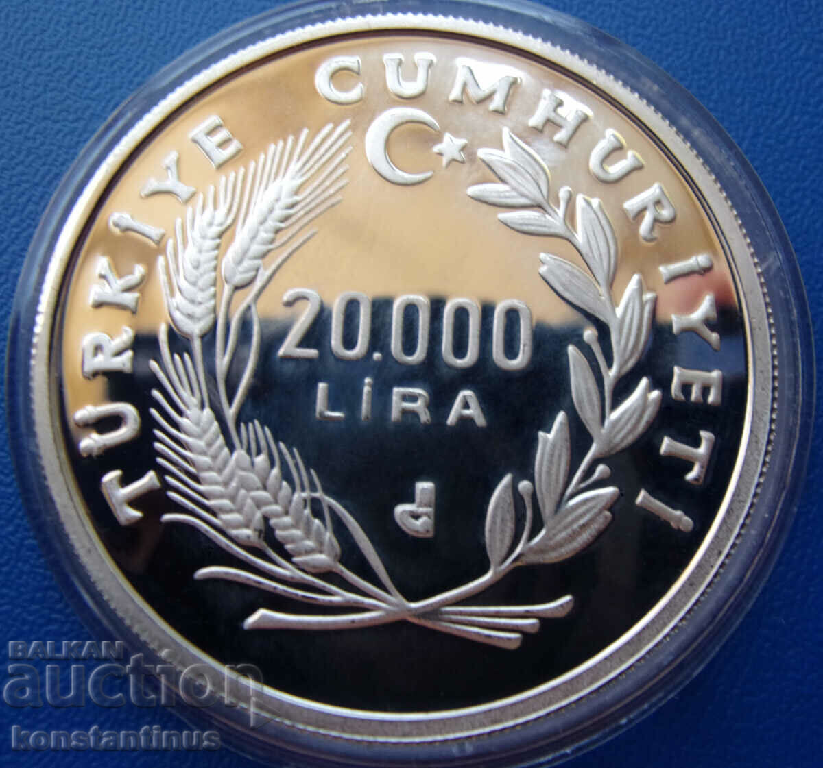 Turcia Olimpic 20.000 de lire 1992 UNC PROOF Rar cu preț € 51.13 | 100.00 BGN
