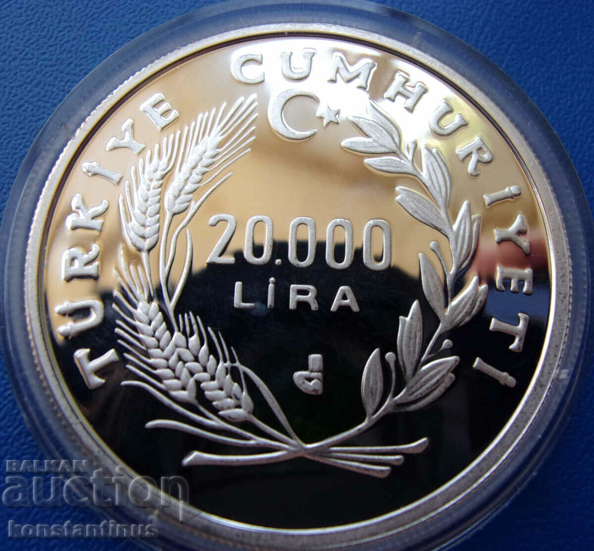 Turcia Olimpic 20.000 de lire 1992 UNC PROOF Rar cu preț € 51.13 | 100.00 BGN