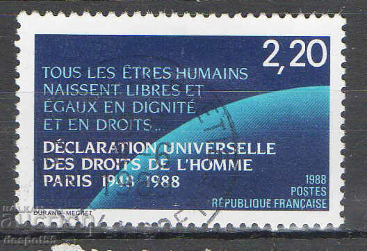 1988. Γαλλία. 40. Οικουμενική Διακήρυξη Ανθρωπίνων Δικαιωμάτων